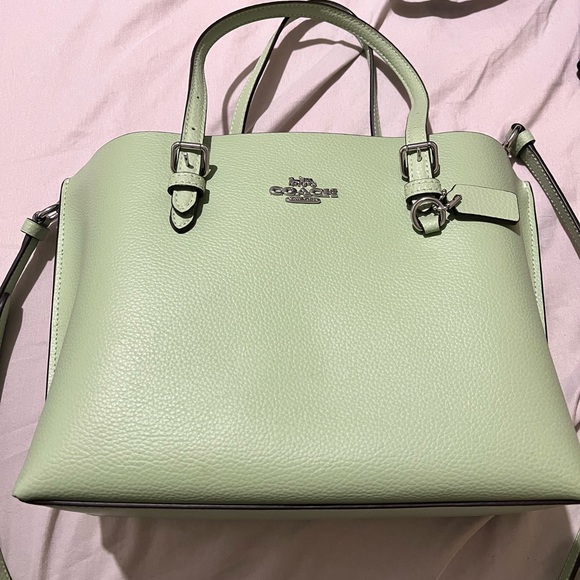 Coach Light Green Leather Handbag | OBO - Picture 1 of 5